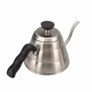 

1L Large Capacity Coffee Drip Kettle 304 Stainless Steel Gooseneck Hand Pot For Coffee & Tea Household Teakettle
