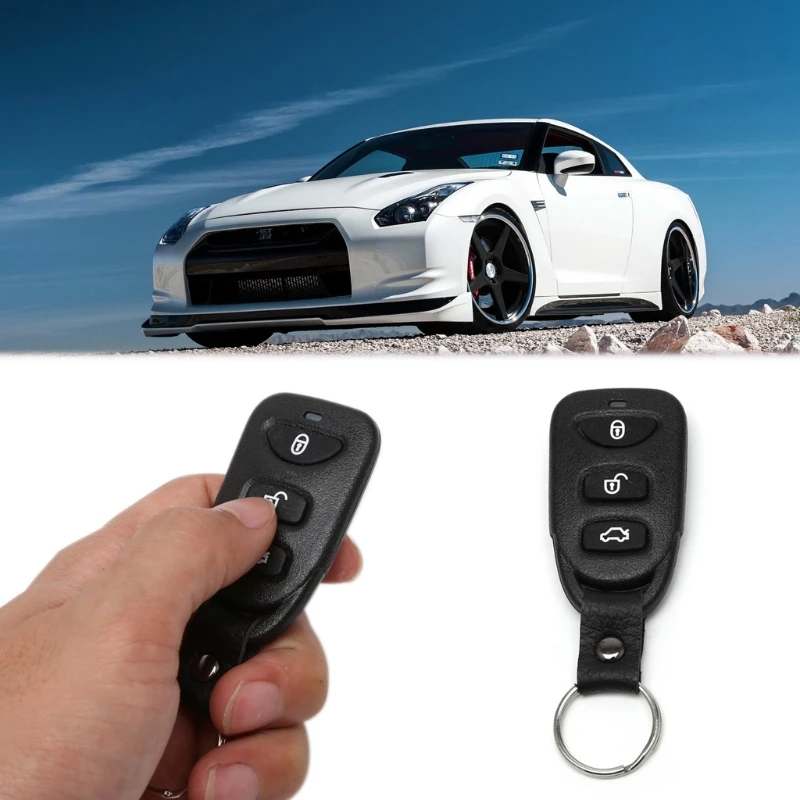 

Universal Car Alarm Systems Auto Door Lock Vehicle Keyless Entry Remote Central w/Control Box LED indicator Remote trunk release