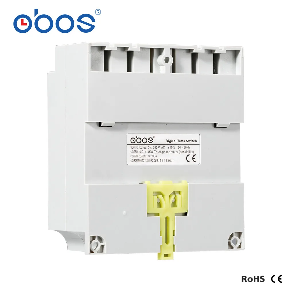 good quality good credit 200V~380V~440V  three phase timer switch electronic timer relay with 16 times on/off per day/weekly 4