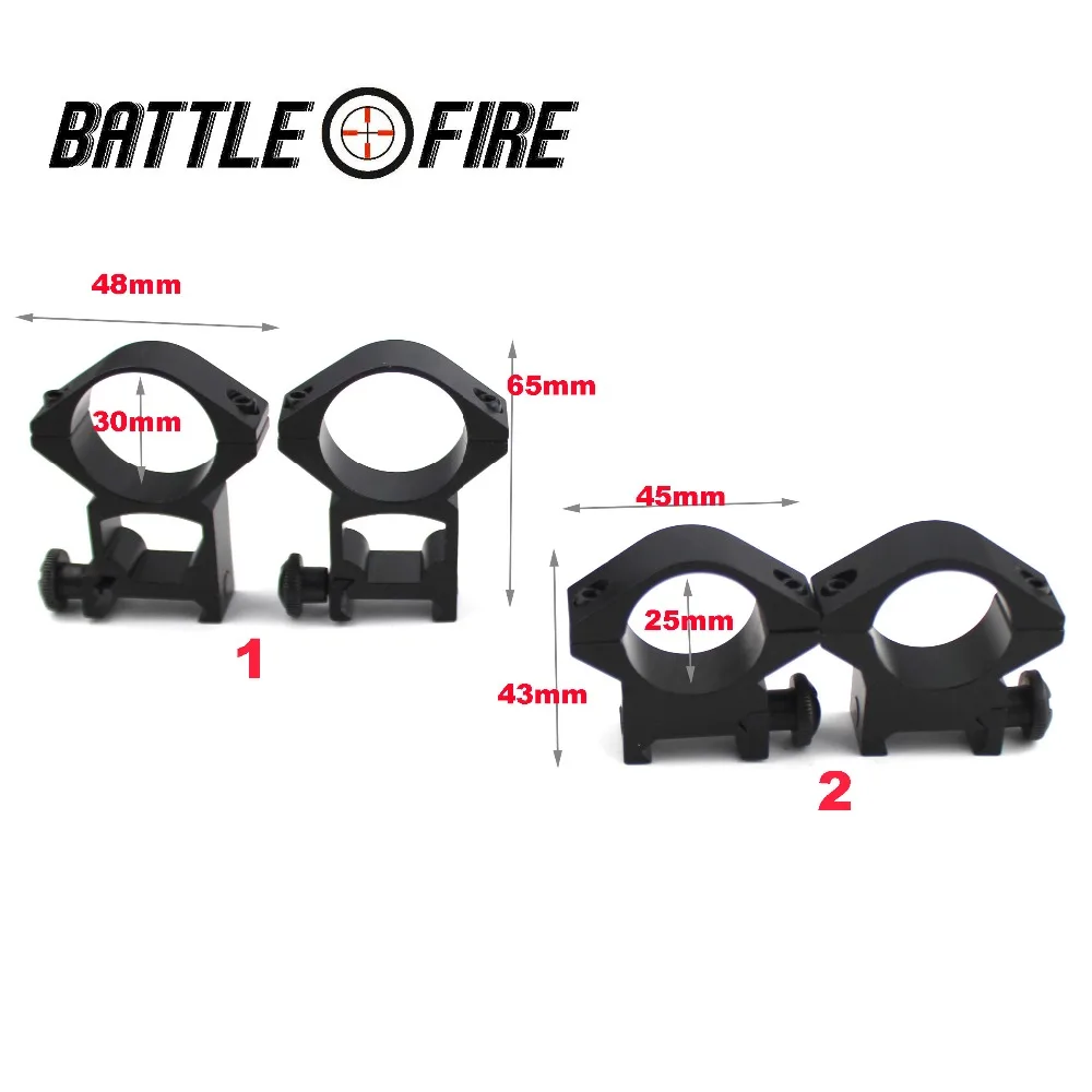 30 мм/25 мм Riflescope крепление кольцо ласточкин хвост Пикатинни адаптер Высокий/низкий профиль винтовка Вивер прицел охота крепление