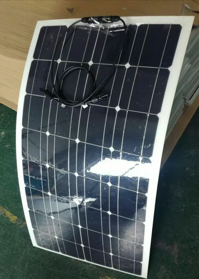 

The latest 100w 12v semi-flexible solar panels, the development and utilization of sunlight