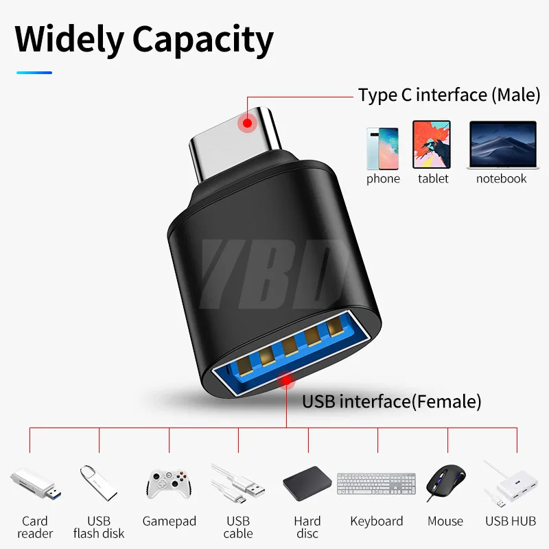 Адаптер USB Type C/USB C на 3 0 OTG|Переходники и адаптеры| |