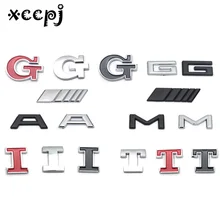 Автомобиль-Стайлинг слова буквы 3D логотип автомобиля Наклейка Спортивная эмблема значок дверь наклейка авто аксессуары для gti AMG