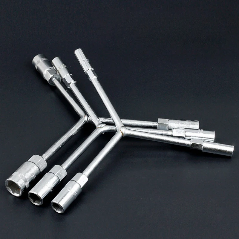 

3 Pcs/set 8-19mm Universal Y-type Socket Wrench Set Hand Tool Multi-Function CR-V Inner Hexagon Spanner Auto Repair Tools