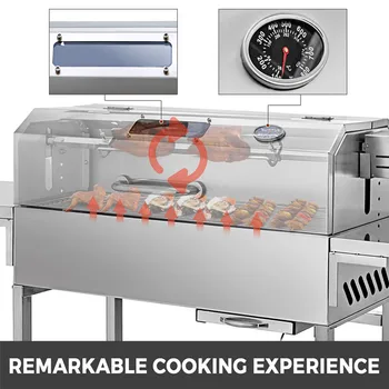 

HASSLE-FREE USING EXPERIENCE Gourmet BBQ Charcoal Grill 337 Square Inch, Outdoor for Camping