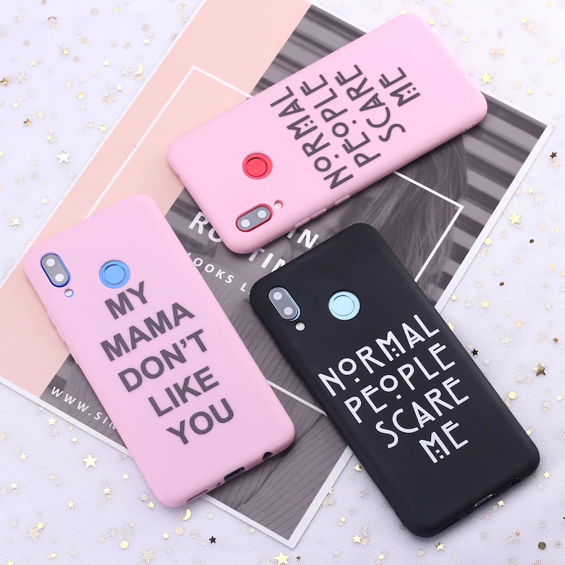 Силиконовый чехол для телефона Samsung A31 S8 S9 S10 S10e S20 Plus lite Note 8 9 10 A7 A8 Girl My Mom don't like you