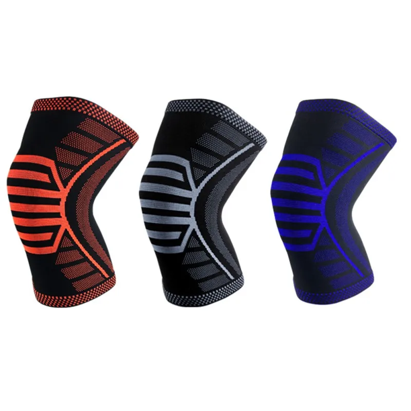 

1pc Knee Pad Sleeve Elastic Braided Fitness Basketball Volleyball Running Sportswear Accessorie Compression Leg Warmer Protector
