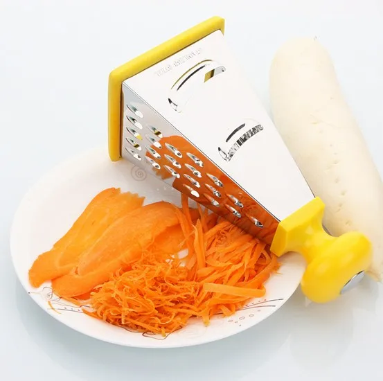 1 шт. 4 в 1 Терка для овощей морковь картофель, огурец салат машины для очистки кожуры, терки овощей кухонное устройство для очистки овощей и фруктов KX 165