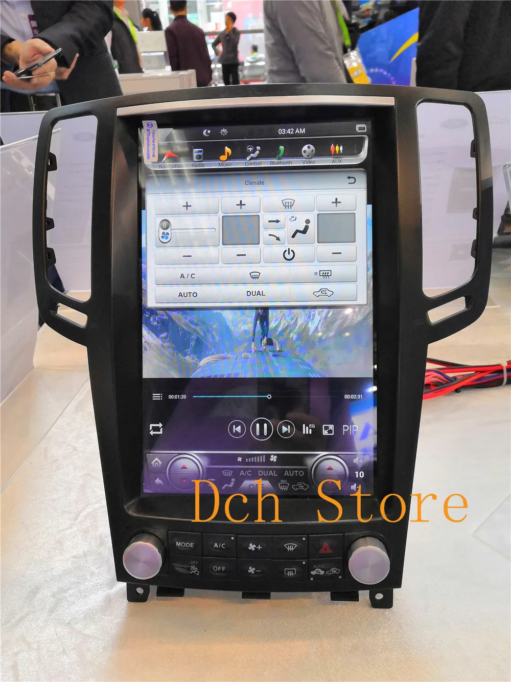 Perfect 12.1 Vertical tesla style Android 8.1 auto Car DVD GPS PLAYER for Infiniti G37 G35 G25 G37S RADIO navigation stereo multimedia 5