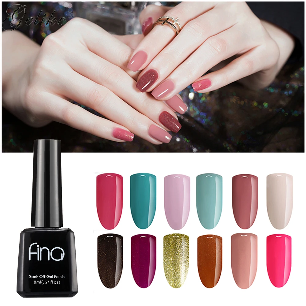 

Profeesional UV Gel Nail Polish Manicure Art Decorations Good Quality Soak Off LED Choose 1 from 30