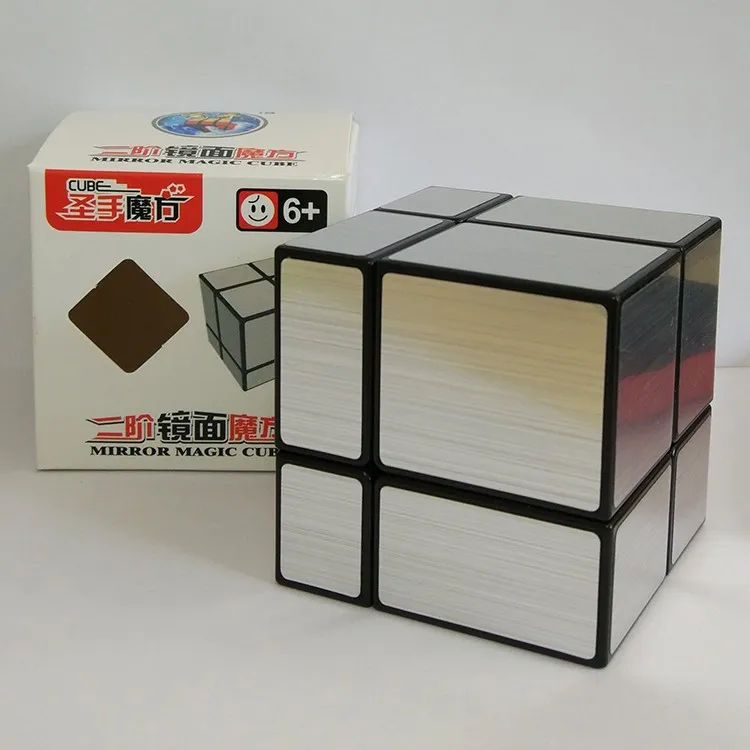 Новые Shengshou 2x2 Зеркало Magic Cube Головоломки Qiyi Новый thunderclap v2 3x3x3 куб извилистые головоломки, развивающие Игрушечные лошадки Cubo magico