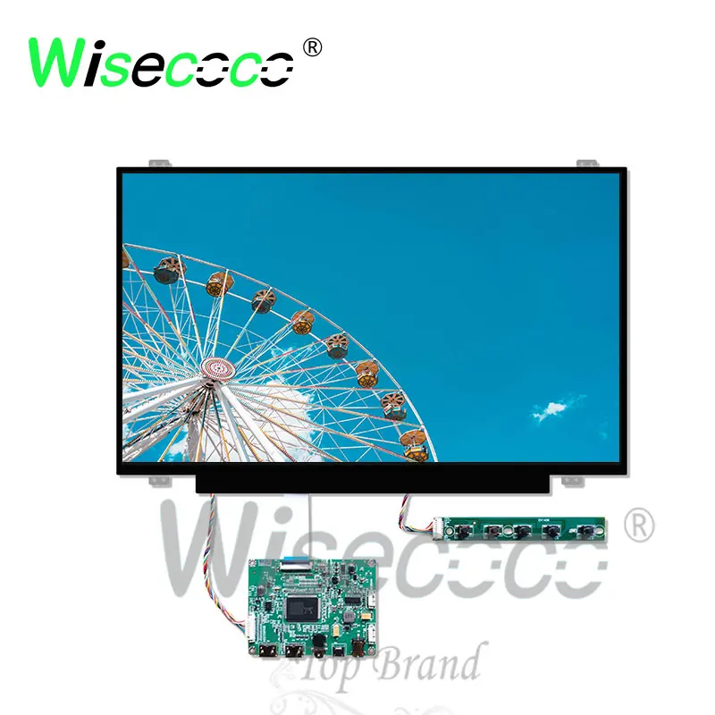 Wisecoco 14 дюймовый экран 1920*1080 FHD TFT ЖК-дисплей с антибликовым покрытием для ноутбука, планшета, ПК ЖК-обучающая машина с HDMI платой драйвера