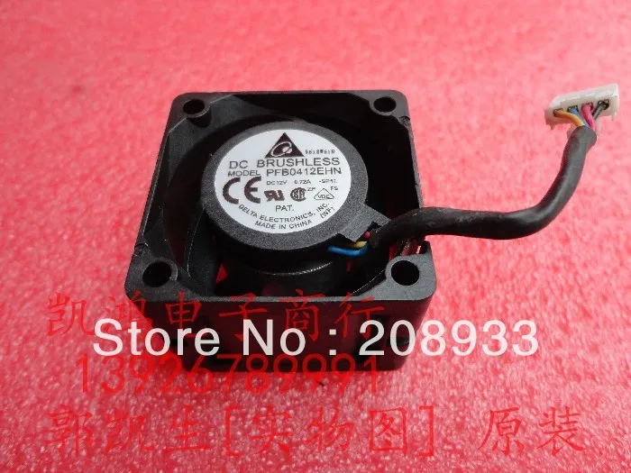 

For Original Delta / DELTA PFB0412EHN 4CM 4028 12V 0.72A four-wire PWM thermostatically controlled fan+cooling fan