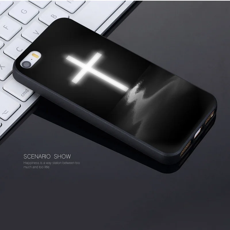 MaiYaCa Bible Jesus Christ Christian Cross design Coque Shell Phone Case for Apple iPhone 8 7 6 6S Plus X 5 5S SE 5C Cover