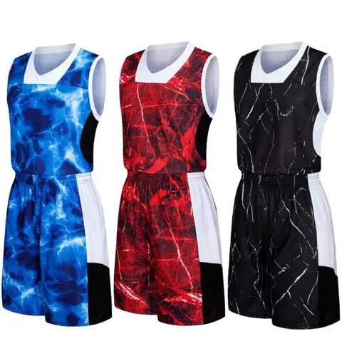 Conjunto de Basquete Camisa de Basquete Calções dos Homens de Basquete Personalizada Jeseys Homens Basquete Competição Camisa Mangas Camuflagem Kit