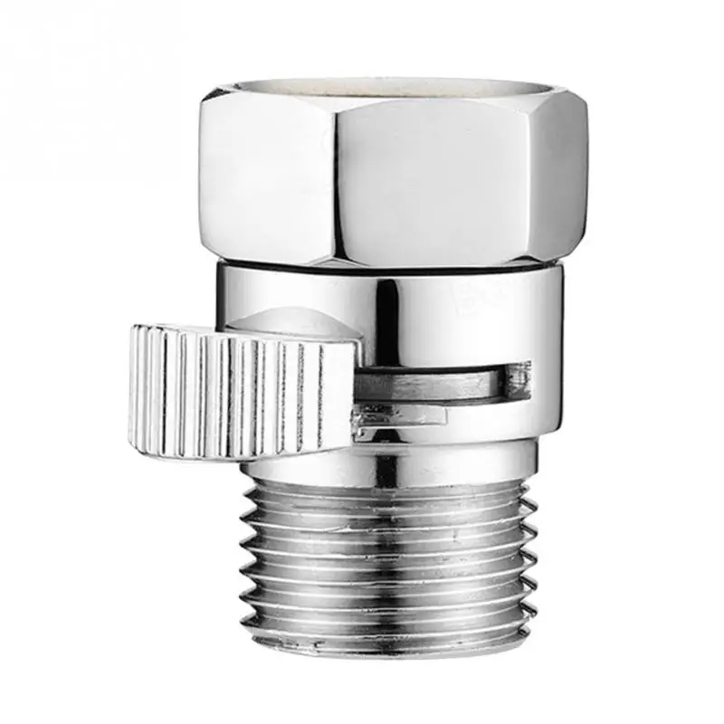 

Brass Flow Control Valve Water Pressure Reducing Controller Hand Held Sprayer Head Shut Off Stop Switch For Shower Supply