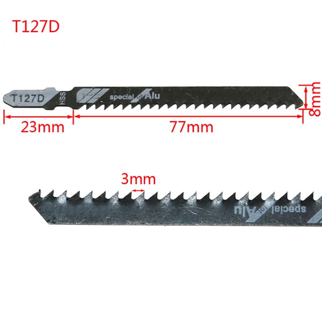 T127D For metal Wood PVC Fibreboard Alloy Steel Curve Saw Blade Reciprocating Saw Blade curve cutting or straight cutting Power