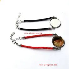 sublimation blank bracelets fashion red black rope blank bracelet for women hot transfer printing consumables 15pieces/lot