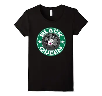

Strong Black Queen with Natural Hair Afro Tee Shirts Short Sleeve Women T-Shirt on Sale Short Sleeve Shirt Sexy Femme