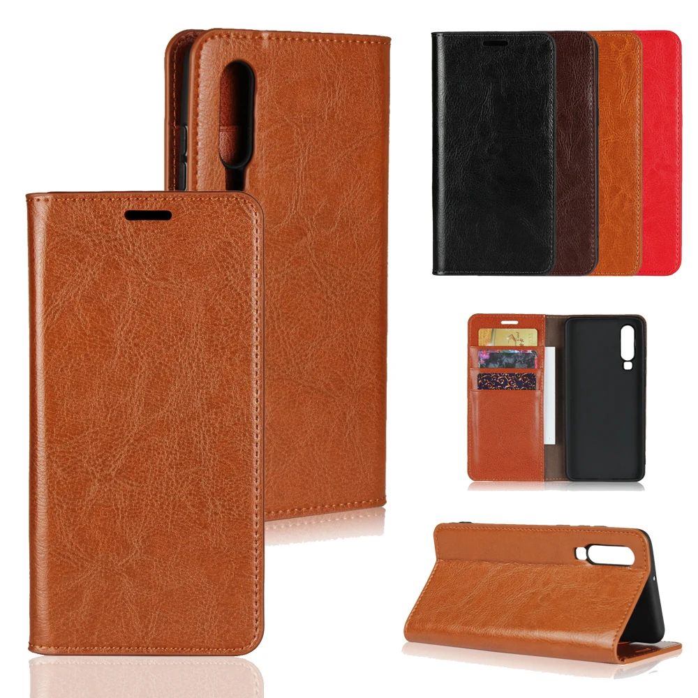 

LUCKBUY For Funda Huawei P30 P 30 Pro Case Genuine Leather Luxury Phone Cases For Huawei P30 PRO Slim Business Style Book Cases