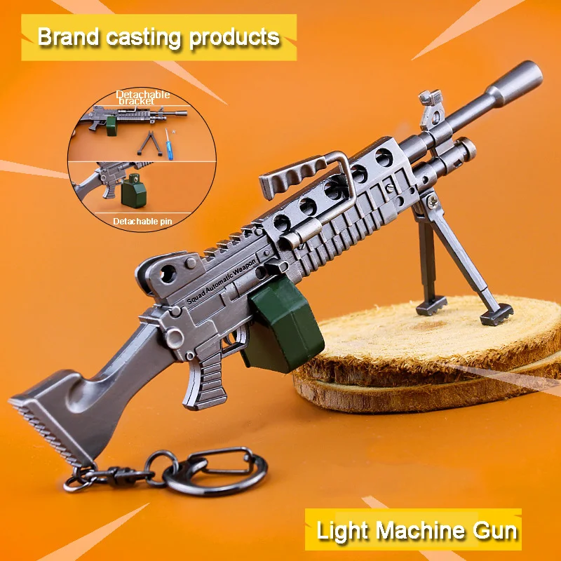 Fortnight Battle Royale Фигурки игрушки крепость AWM модель Сплав Оружие FORNIGHT брелок для