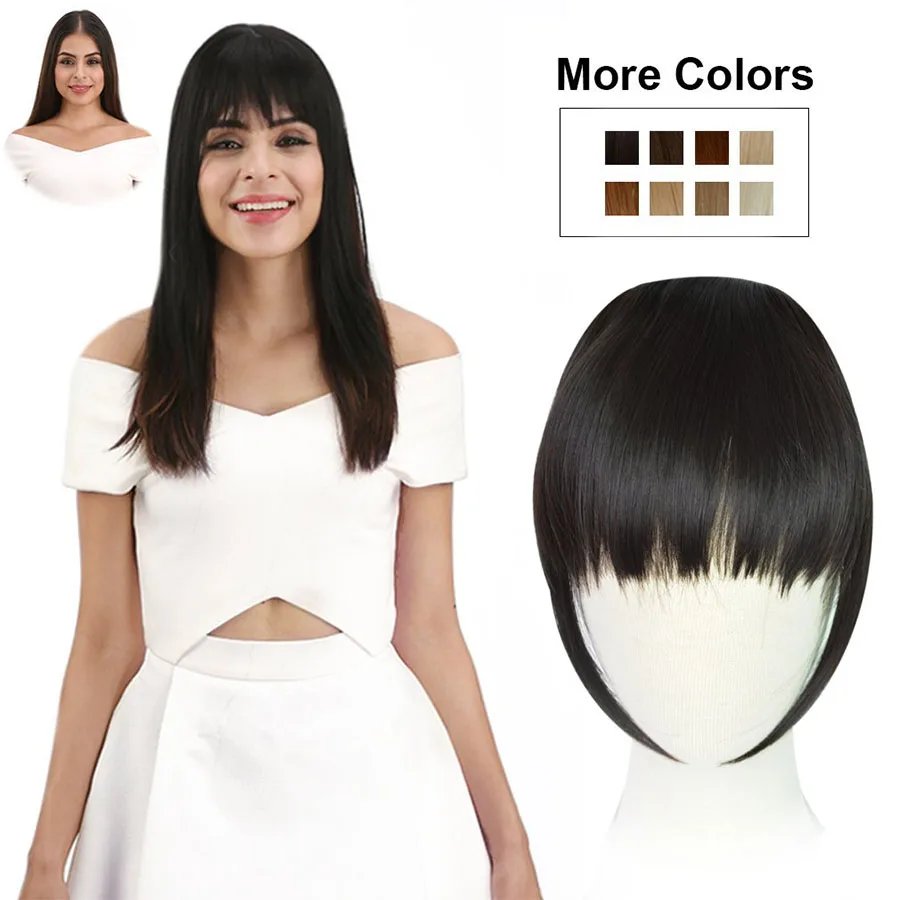 2 Clips Clip In Extension Of Hair Black Brown Blonde 20 Colors