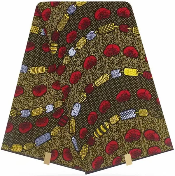 Горячая африканская ткань для платья африканская восковая ткань tissus воск Анкара ткани 6 ярдов хлопковая ткань HH-A1 - Цвет: 8