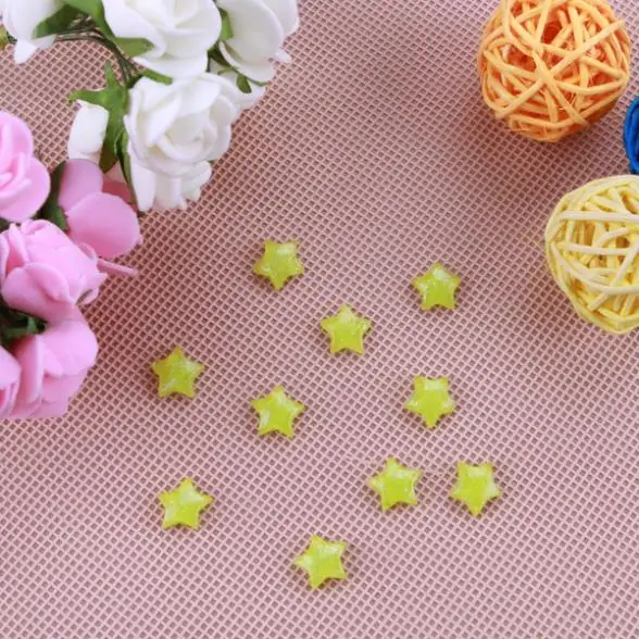 100X 3D Green Color Nail Resin Star Art Decorations wholesales | Красота и здоровье