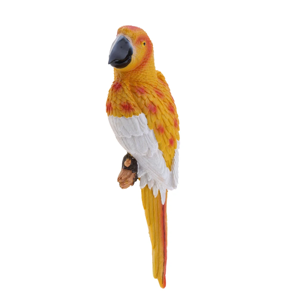 Parrot Outdoor Patio Resin Animal Model Toy Teaching Prop Wedding Decor