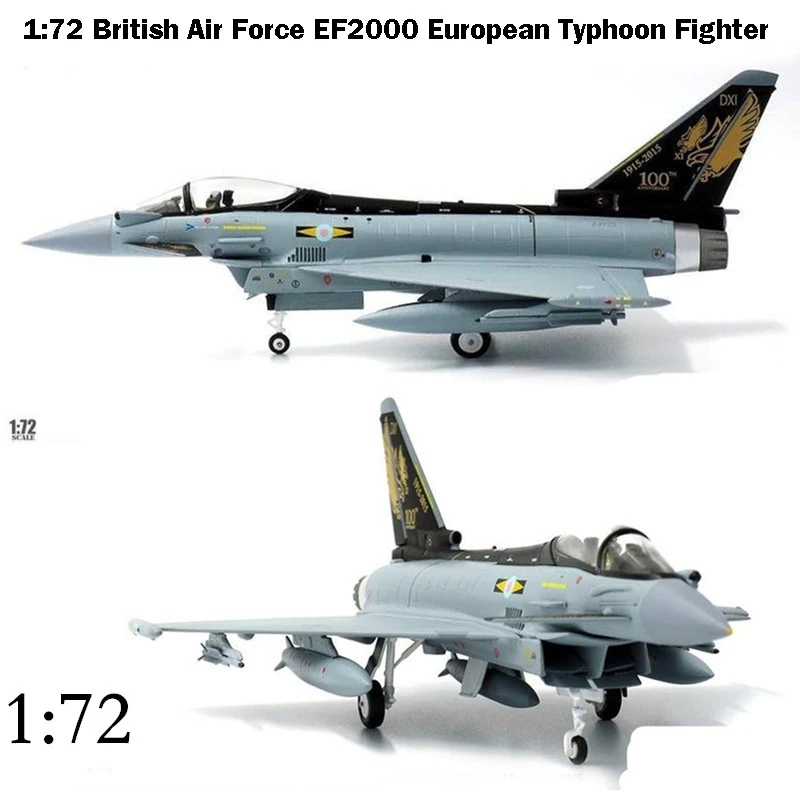 Fine 1: 72 британская воздушная сила EF2000 Европа евробоец Typhoon Сборная модель из сплава