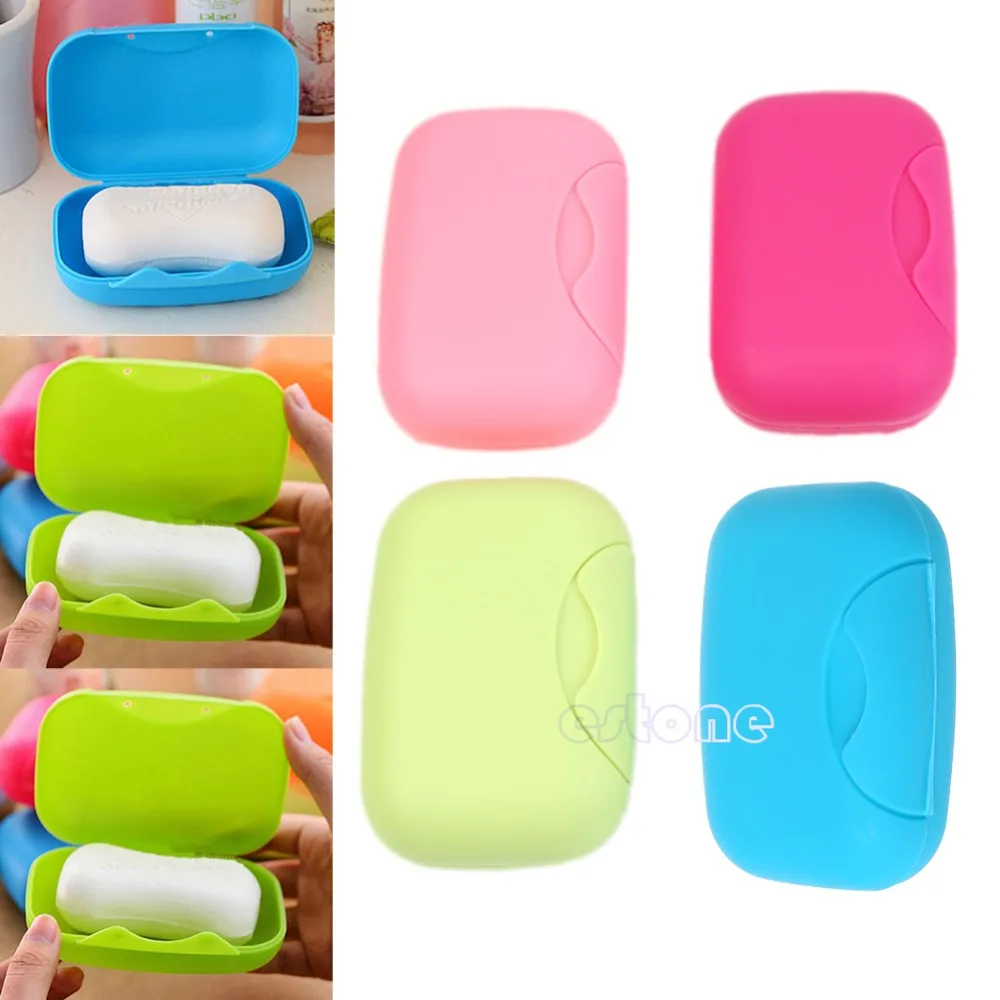 Travel Portable Soap Dish Case Holder Container Box Outdoor Hiking