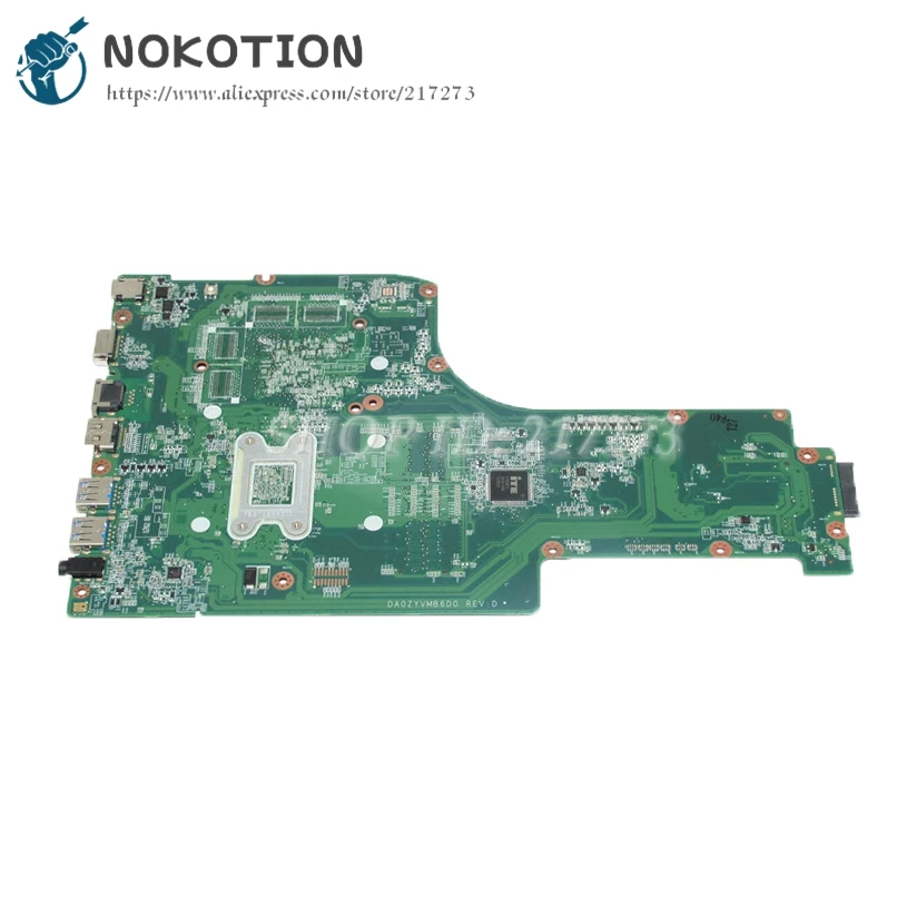 NOKOTION DA0ZYVMB6D0 NBMND11005 NB. MND11.005 PC материнская плата для Acer aspire E5-721 E5-721G основная плата DDR3