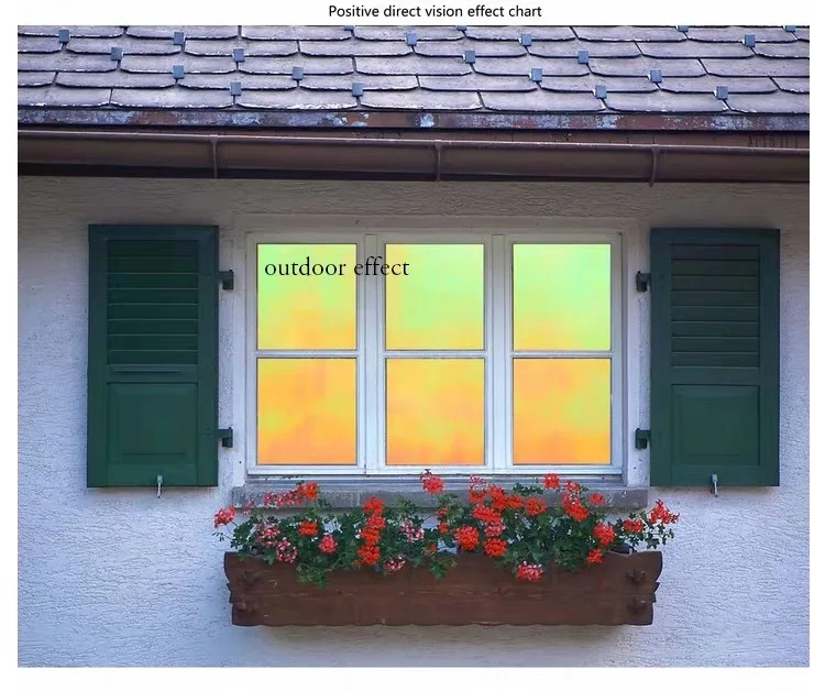 Лазерное красочное окно стеклянная пленка, декоративная цветная переливчатая Радуга эффект наклейки окна, самоклеящаяся защита конфиденциальности
