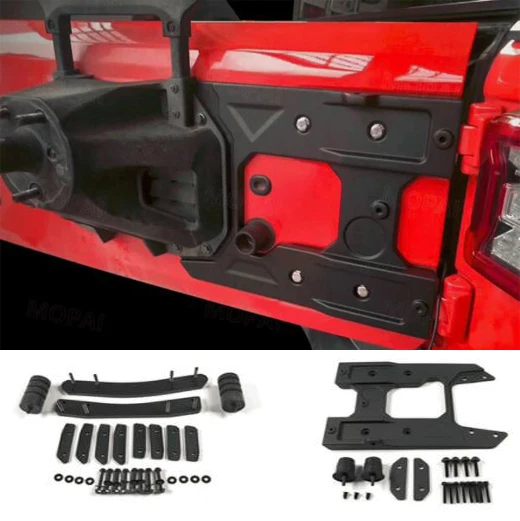 

DHL Ups Fedex EMS ARAMEX DPEX Free Shipping Spare Wheels Tires Holder Stand Mounting Bracket For Jeep Wrangler JL 2018 +