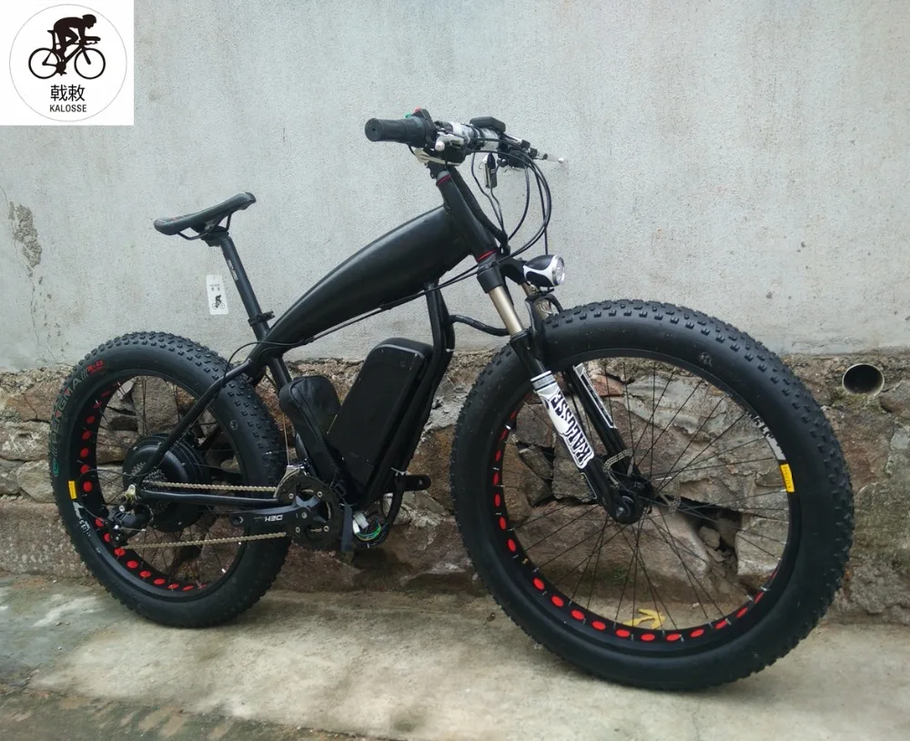 Sale Kalosse 48V 1000W 26*4.0 tires Beach bicycle electrical snow bike electric mountain bike 27 speed M4000 1 Sale Kalosse 48V 1000W 26*4.0 tires Beach bicycle electrical snow bike electric mountain bike 27 speed M4000 1