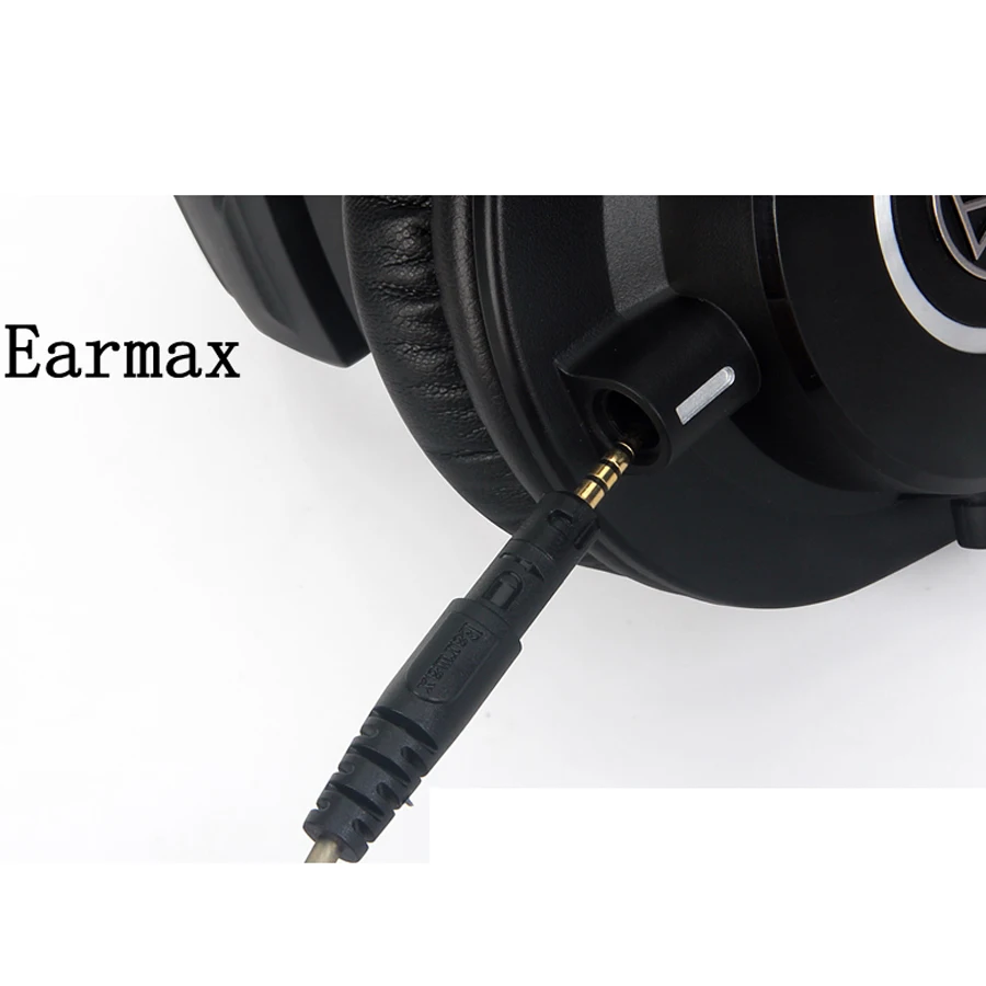 For Audio Technica ATH M50x ATH M40x ATH M70x Headphone Upgraded Silver Plated Replacement 1 8m Extension Fone De Ouvido Cable