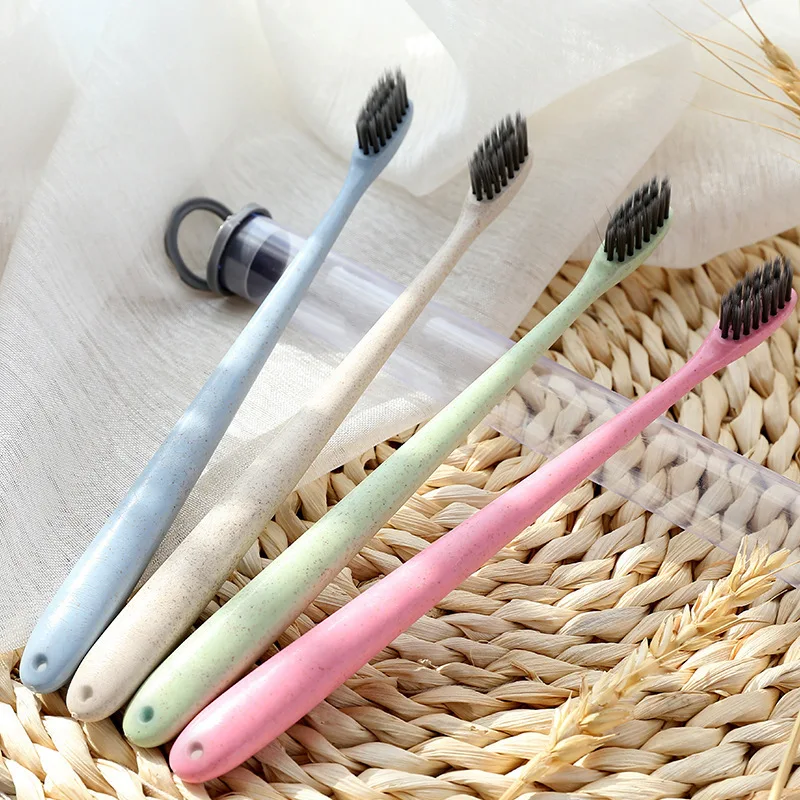 Buy Portable Travel Toothbrush Soft Bamboo Charcoal