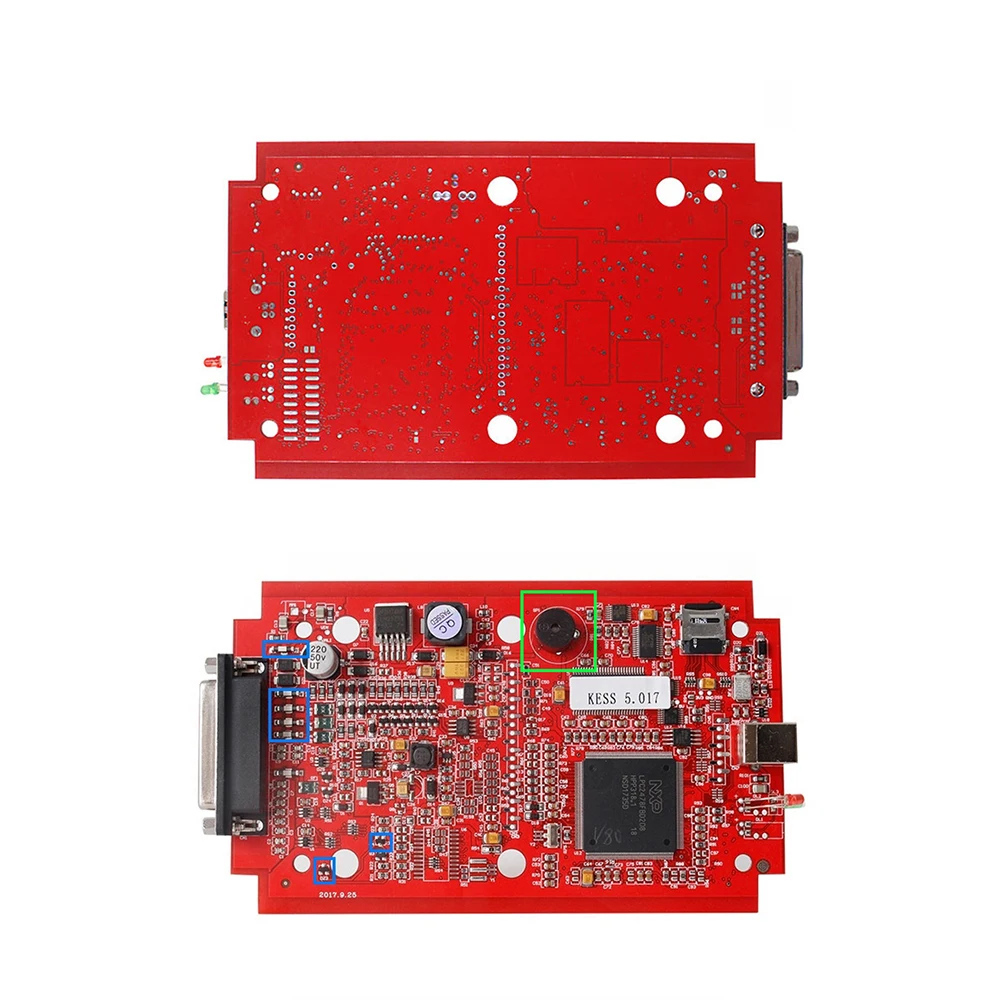 KESS V2.47 5,017 KESS V5.017 V2 онлайн версия новая 4LED красная печатная плата KTAG 7,020 SW2.23 v2.25 полностью протоколы нет жетон ограничен