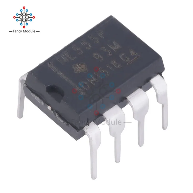 Texas Instruments NE555P NE555 DIP-8 одиночный биполярный таймер IC 10 шт