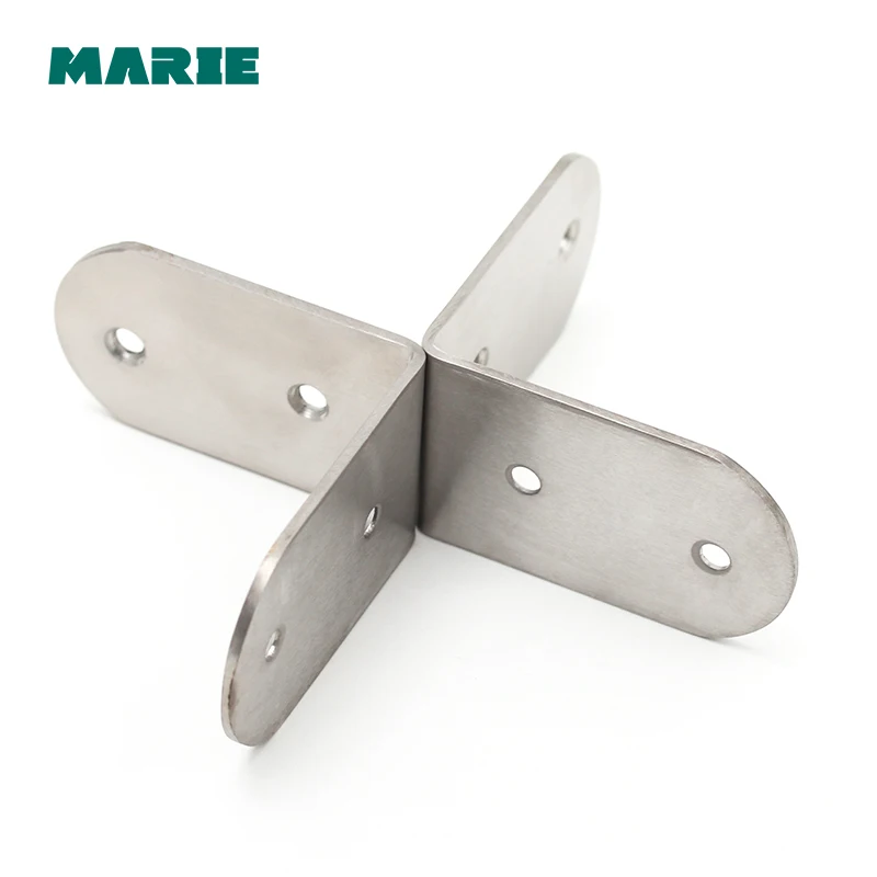 Stainless Steel Universal Connector Type L 90 Degree Angle Fastener Reinforcementbar Triangle Corner Bracket