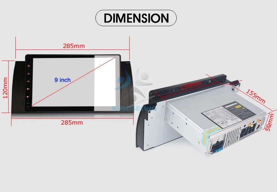 Clearance 9"Android 9.0 Autoradio Sat Nav DAB+ for BMW 5 serie E39 E53 X5 M5 Car stereo GPS Navigation WiFi 4G BT Radio OBD DVT-IN 21