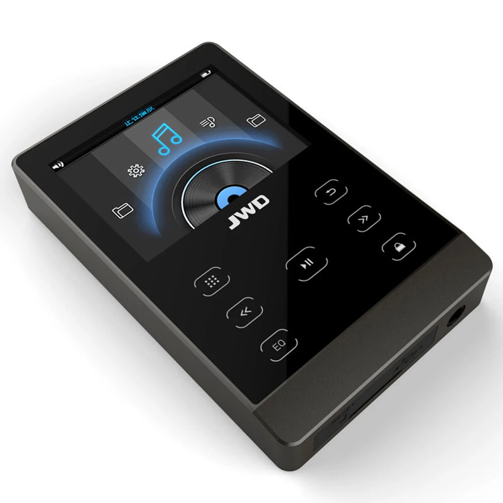 JWD JWM 107 16 ГБ MP3 плеер Металлический HiFi музыкальный DAC APE FLAC WAV Loseless аудио Bluetooth