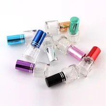 Beleza 9 Cor Vidro 5 ml Recarregáveis Portátil Promoção 10/Lot 4 ml Frasco de Perfume de Vidro, frasco de Perfume de vidro, 4cc Frasco de Perfume