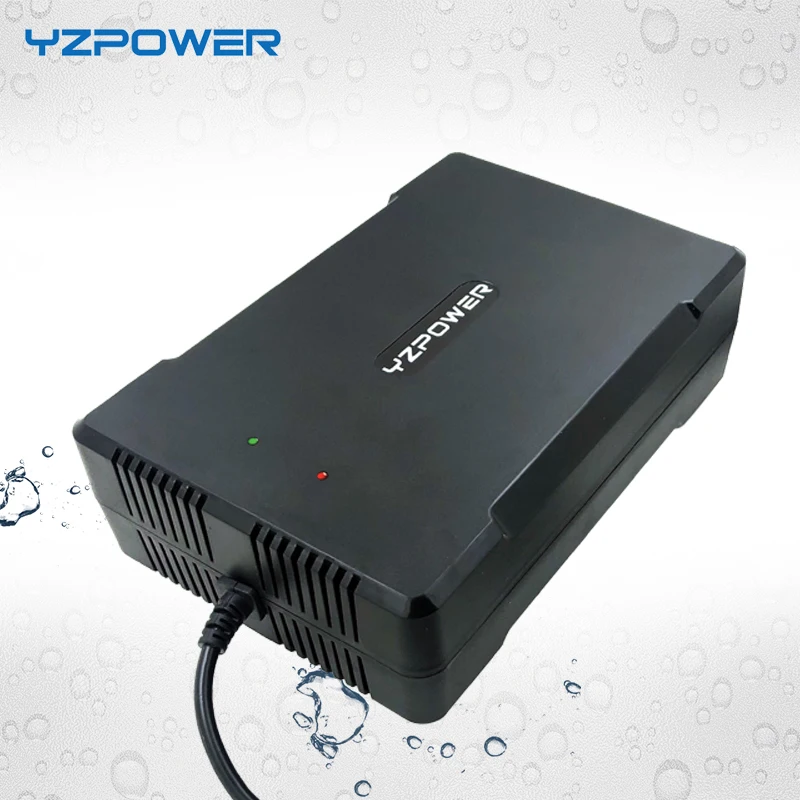 YZPOWER водонепроницаемый 14,6 V 20A 19A 18A 17A 16A Lifepo4 литиевая батарея зарядное устройство для 12V Li-Ion Lipo аккумулятор электрический велосипед