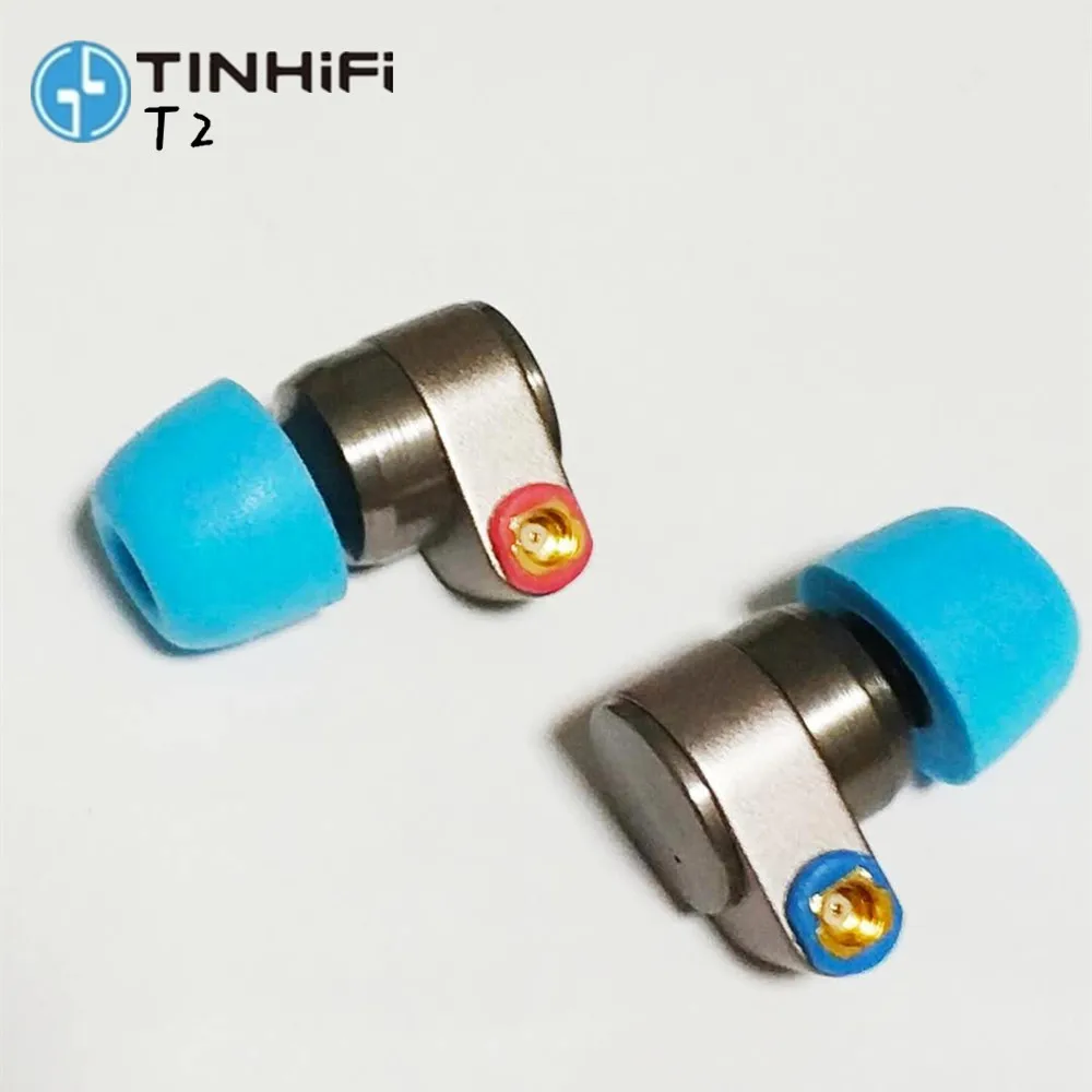 TINHIFI T2 наушники двойной динамический привод HIFI бас наушники DJ металлические 3,5 мм наушники-вкладыши с MMCX наушники оловянные T2 T3 T4