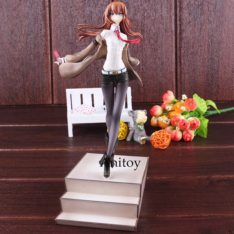 Steins Gate Makise Kurisu лабораторный член 004 1/8 масштаб окрашенная фигурка Коллекционная модель игрушки