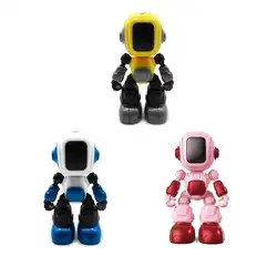Сплав Электрический робот игрушки могут говорить поют DIY собранная модель для раннего обучения детей игрушки для детей на день рождения