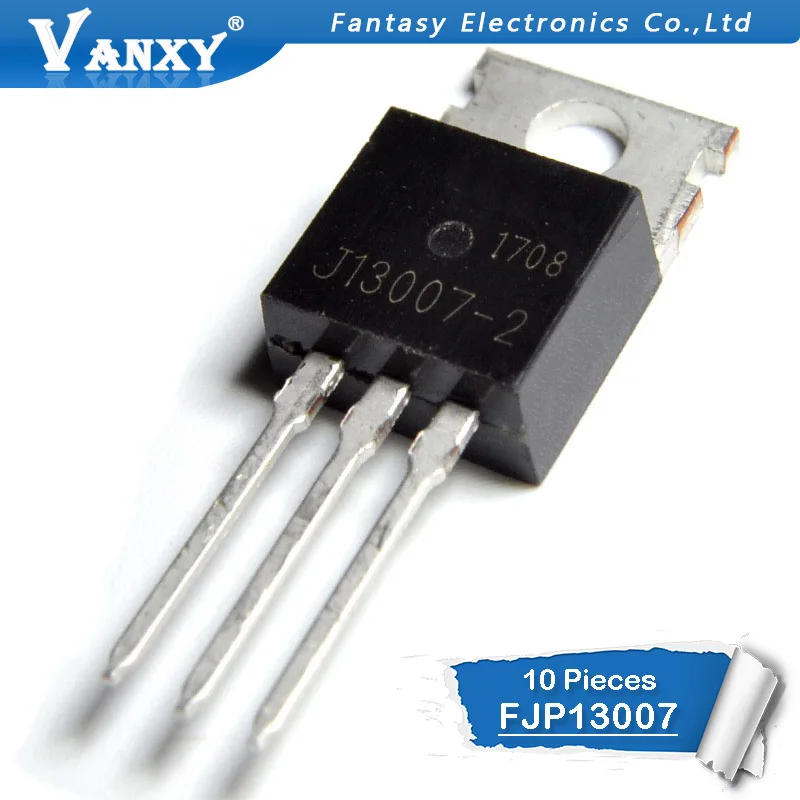 

10PCS FJP13007 TO220 MJE13007 J13007 J13007-2 TO-220