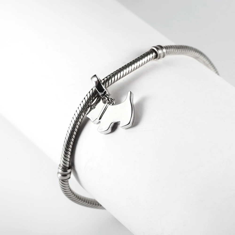 Puppy Pendant Fit Pandora Bracelets Charms Silver 925 Original Beads Authentic 925 Silver Charms DIY Jewelry Making Dropshipping (1)