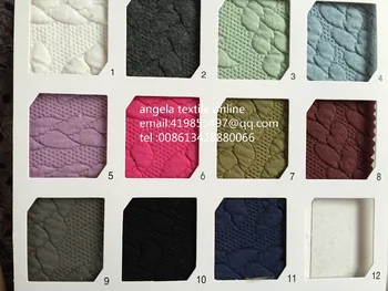 

Wholesale yard/roll Thick Cotton Knit Fabric Width 160cm Soft Cloth Bedding Quality Quilted Bubble Fabrics